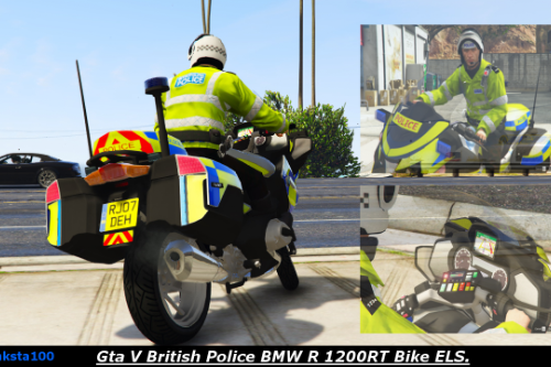 British Police BMW R 1200RT Bike ELS